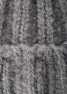 Strickmütze – Grau – Bild 3