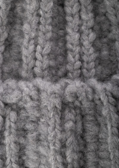 Strickmütze – Grau – Bild 3