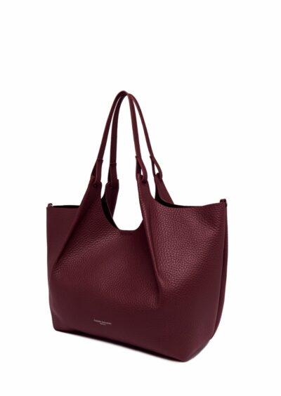 Leder-Tasche "Dua" - Berry – Bild 2