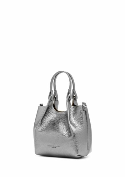Leder-Tasche "Dua" mini - Metallic – Bild 2