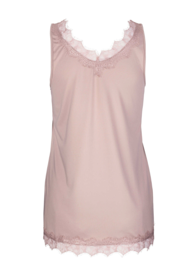 Top mit Spitze – Rosé – Bild 2