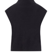 Ärmelloser Pullover - Schwarz