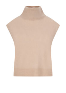 Ärmelloser Pullover - Beige