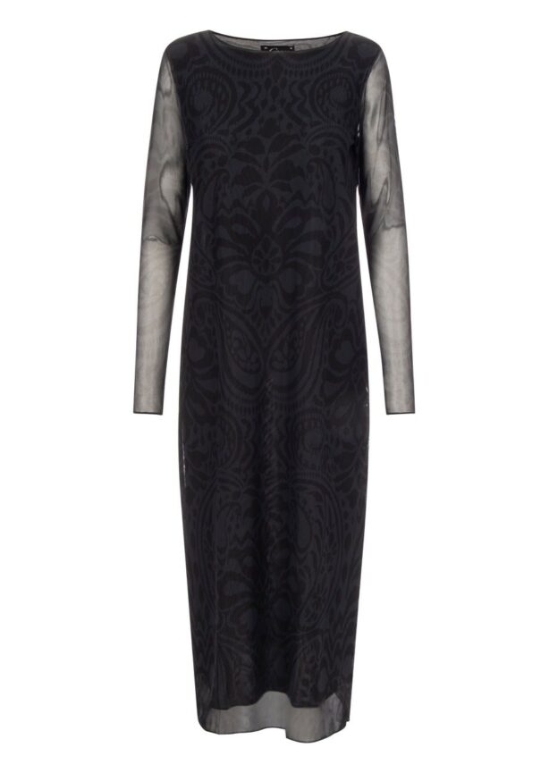 grace-gemustertes-kleid-blau-schwarz