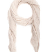 Schal aus Kaschmir - Greige