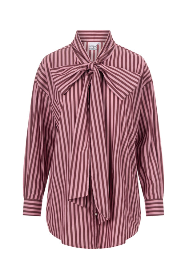 tonno-panna-schluppenbluse-rosa-gestreift