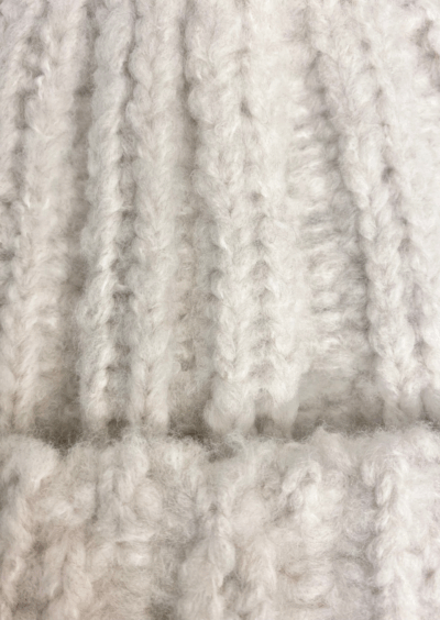 Strickmütze – Ecru – Bild 2