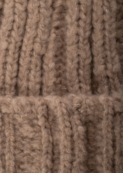 Strickmütze – Taupe – Bild 3