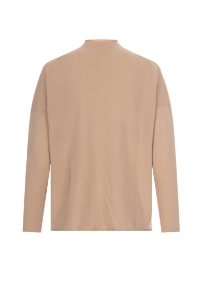 Feinstrick-Pullover aus Kaschmir – Beige – Bild 2