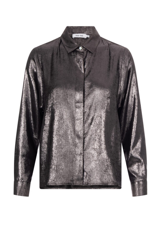 knit-ted-bluse-metallic-grau