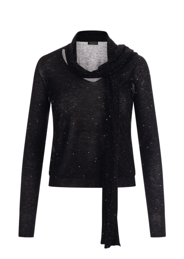roberto-collina-pullover-glitzer-schwarz
