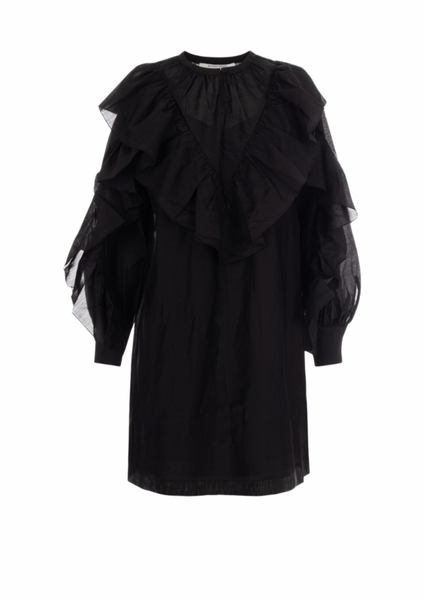 second-female-kleid-dream-volants-schwarz