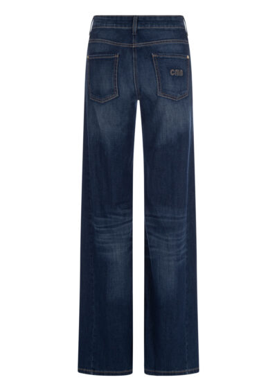 Wide-Leg Jeans „Palazzo Patch“- Blau – Bild 2