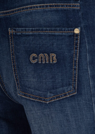 Wide-Leg Jeans „Palazzo Patch“- Blau – Bild 3