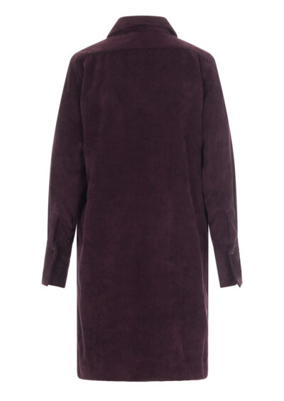 Kleid aus Cord – Lila – Bild 2