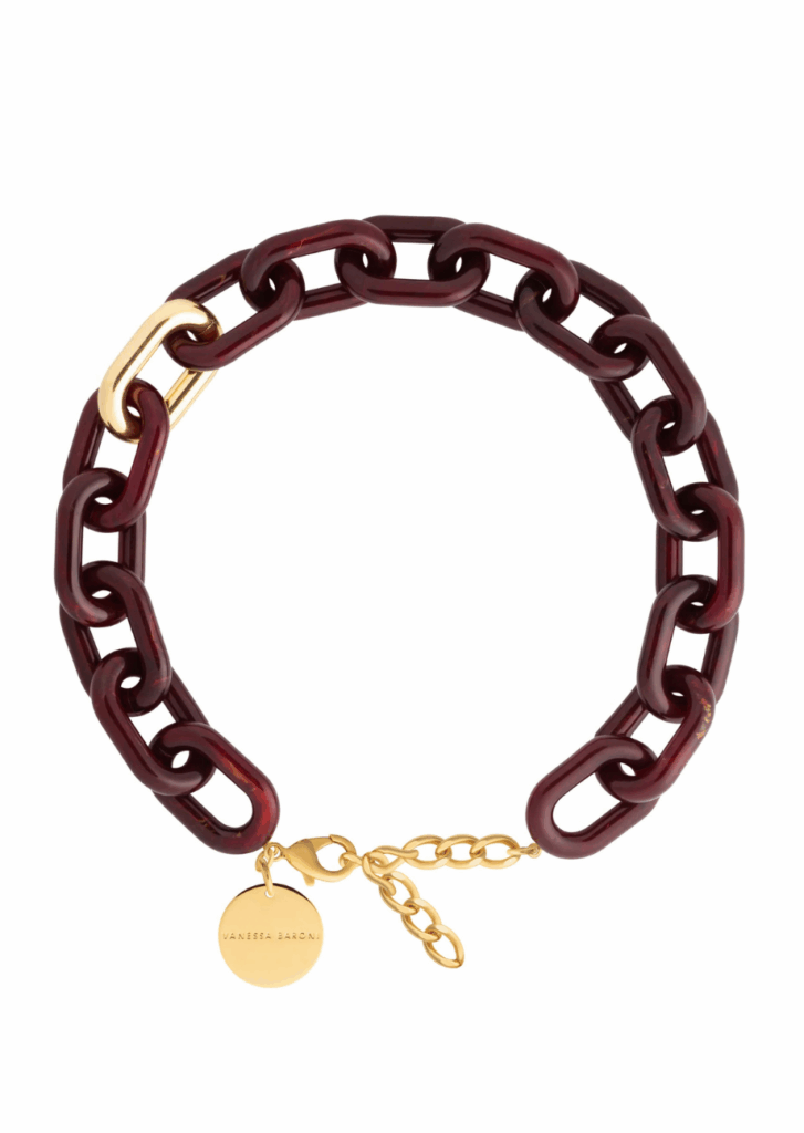 Vanessa Baroni_Halskette_Burgunder