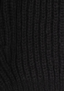 Strickjacke aus Wolle  – Schwarz – Bild 3