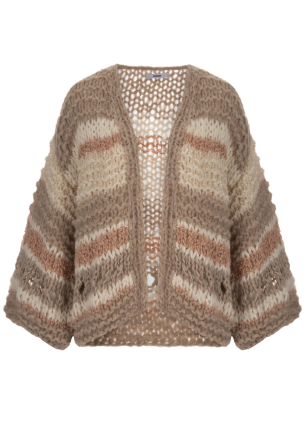 maiami-strick-cardigan-gestreift-beige
