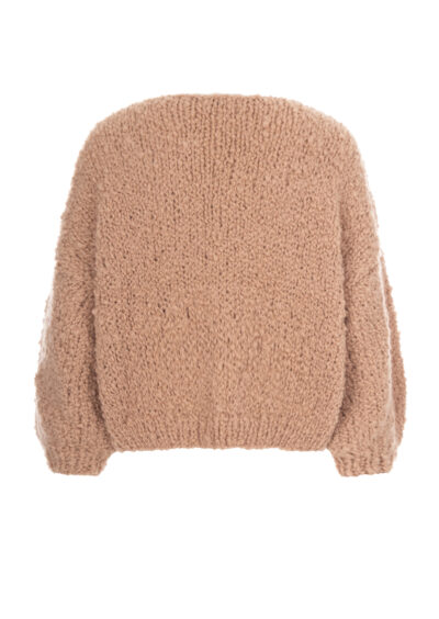 Strickjacke aus Wolle  – Rosé – Bild 2