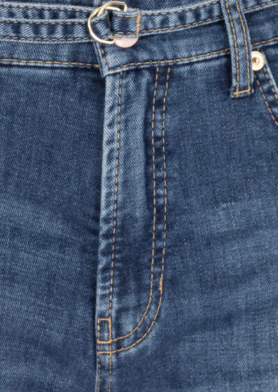 Wide-Leg Jeans „Palazzo Cropped“ – Blau – Bild 3