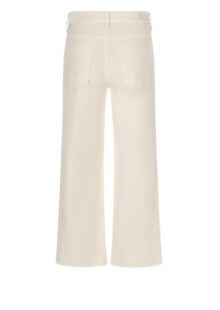 Wide-Leg Crop-Jeans „Saige“ – Ecru – Bild 2