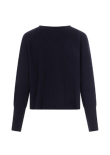 Pullover aus Wolle und Kaschmir - Dunkelblau – Bild 2