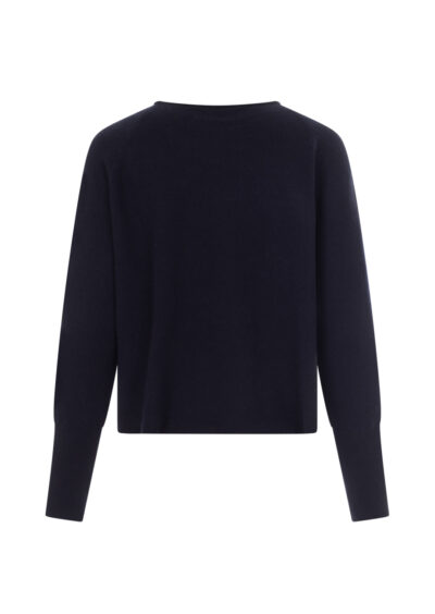 Pullover aus Wolle und Kaschmir - Dunkelblau – Bild 2