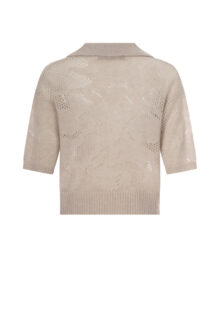 Pullover aus Wolle und Kaschmir - Greige – Bild 2