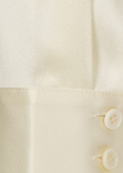 Seiden-Tunikabluse – Cremeweiß – Bild 3