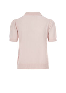 Kaschmir-Pullover mit kurzen Ärmeln – Rosa – Bild 2