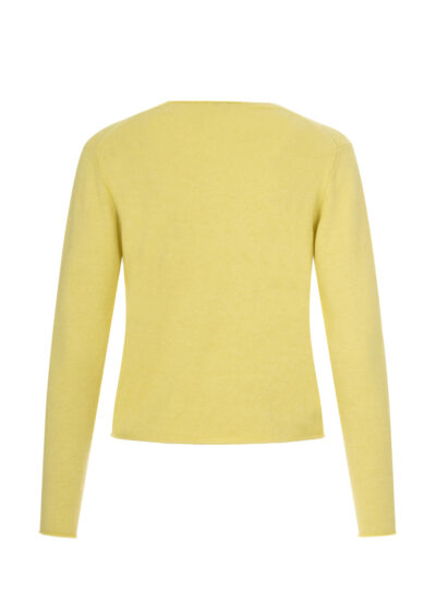 Pullover aus Baumwolle und Kaschmir - Gelb – Bild 2