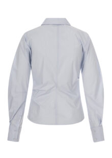 Bluse "Hill" aus Baumwolle - Hellblau – Bild 2