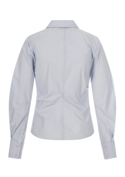 Bluse "Hill" aus Baumwolle - Hellblau – Bild 2