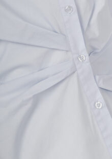 Bluse "Hill" aus Baumwolle - Hellblau – Bild 3