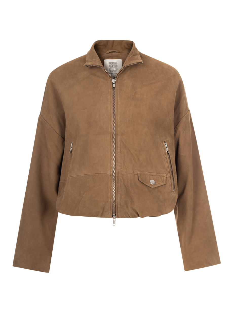 second-female-lederblouson-velours-buelle-braun