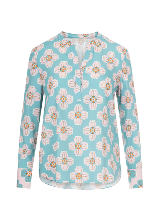 herzens-bluse-seide-print-türkis