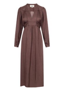 Midi-Kleid „Celia“ – Braun
