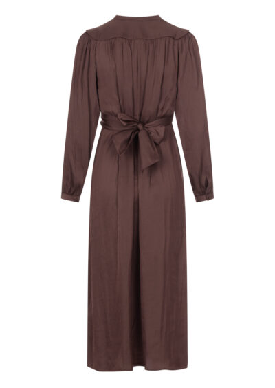 Midi-Kleid „Celia“ – Braun – Bild 2