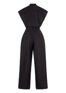 Jumpsuit aus Baumwolle - Schwarz – Bild 2