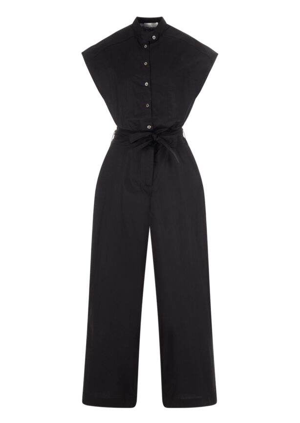 roberto-collina-jumpsuit-overall-schwarz