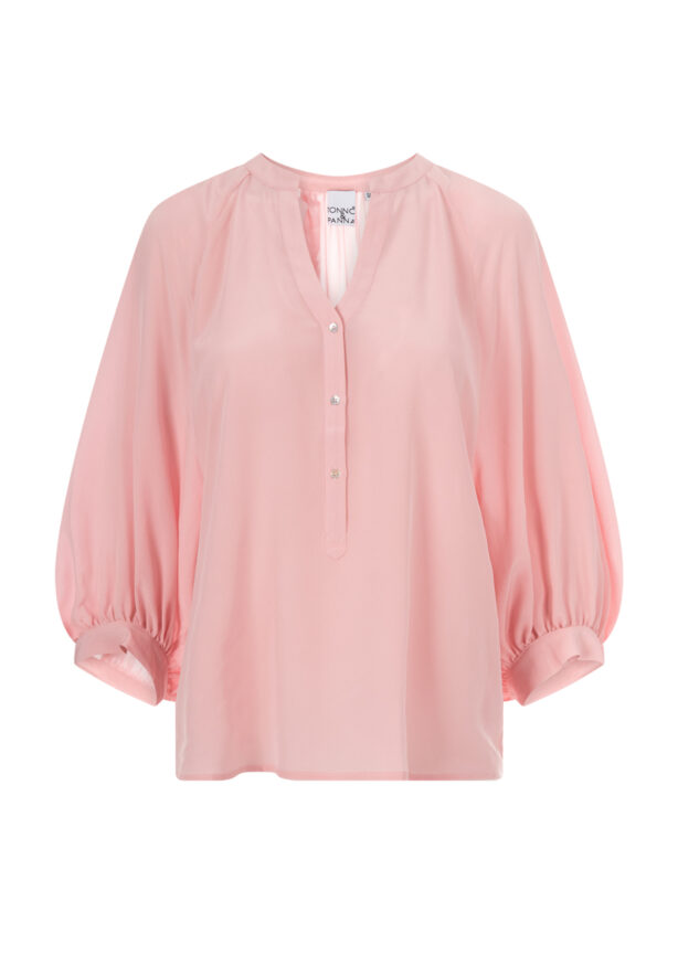 tonno&panna-bluse-seide-rosa