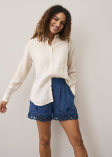 Shorts „Brenda“ – Blau – Bild 4