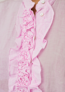 Bluse „Daisy“ mit Rüschen – Rosa – Bild 3