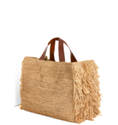 Bast-Tasche "Onja II" - Braun
