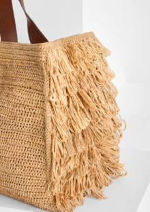 Bast-Tasche "Onja II" - Braun – Bild 2