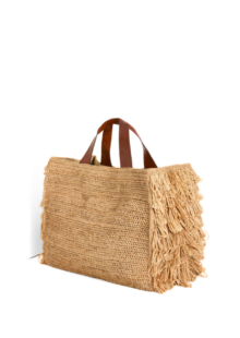 Bast-Tasche "Onja II" - Braun