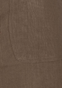 Shorts "Adorni" in Leinen - Khaki – Bild 3