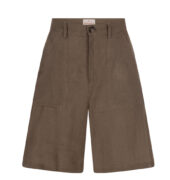 Shorts "Adorni" in Leinen - Khaki