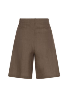 Shorts "Adorni" in Leinen - Khaki – Bild 2