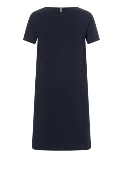 Kleid aus Baumwolle – Dunkelblau – Bild 2